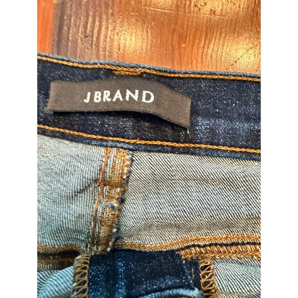 J BRAND Dark Wash Tribute Cut Off Jean Shorts Denim Stretch Womens Sz 27 - Picture 9 of 14